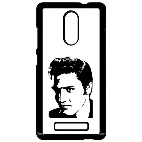 Coque Xiaomi Redmi Note 3 - Portrait Elvis Presley - Noir