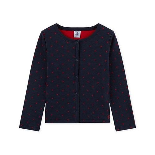 Cardigan Fille En Tubique Jacquard (Petit Bateau)