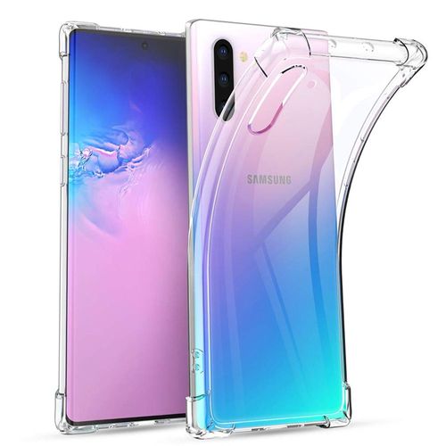 Coque Samsung Galaxy Note 10 Souple Transparente Flexible Bumper En Gel Tpu Silicone Invisible Antichoc Avec Bords Renforcés - Accessoires Pochette Case