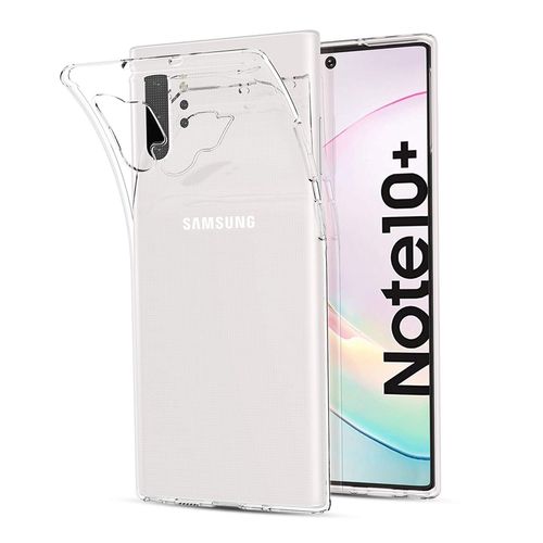 Coque Samsung Galaxy Note 10 Plus (Note 10+) Souple Transparente Flexible Bumper En Gel Tpu Silicone Invisible Antichoc - Accessoires Pochette Case