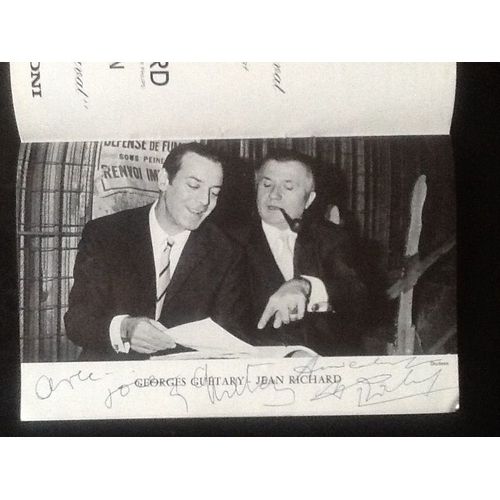 [Envois Autographes Signés] Livret De Frédéric Dard - Programme De L'opérette Monsieur Carnaval Au Théâtre Du Châtelet (1965)