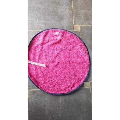 Serviette De Toilettes Ronde Décathlon Bleue Et Rose