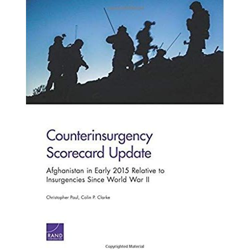 Counterinsurgency Scorecard Update