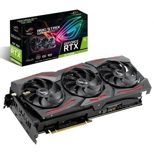 ASUS ROG-STRIX-RTX2070S-O8G-GAMING - OC Edition - carte graphique - GF RTX 2070 SUPER - 8 Go GDDR6 - PCIe 3.0 x16 - 2 x HDMI, 2 x DisplayPort, USB-C