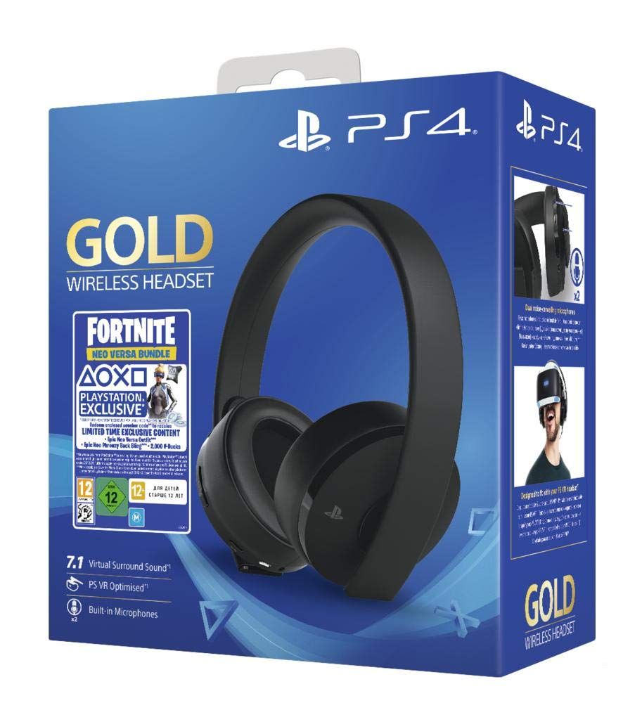 Casque Sans Fil Pour Ps4 - Gold Edition + Code Fortnite (Digital)