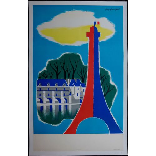 Affiche Tour Eiffel Guy Georget