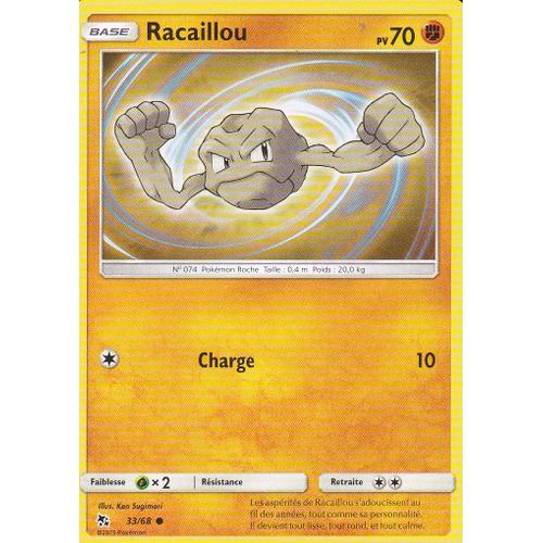 Carte Pokemon - Racaillou - 33/68 - Sl11,5 Destinées Occultes