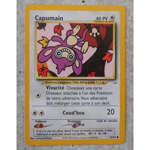 Capumain 41/64 Set Neo Revelation Fr