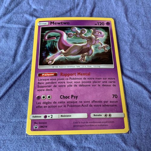 Carte Pokémon Destinées Occultes Sl 11,5 - Mewtwo Promo Sm214