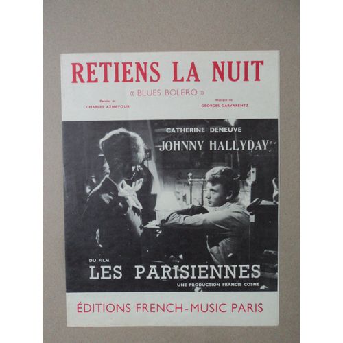 Retiens La Nuit J. Hallyday / C Aznavour