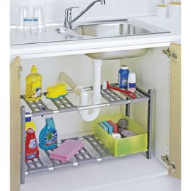 Etagère De Rangement Largeur Réglable - Plateaux Modulables
