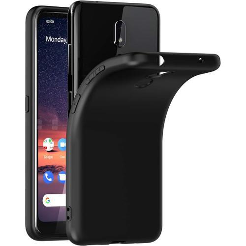 Coque Pour Nokia 3.2, Ultra Noir Silicone En Gel Tpu Souple Housse Etui Coque De Protection Avec Absorption De Choc Et Anti-Scratch Pour Nokia 3.2