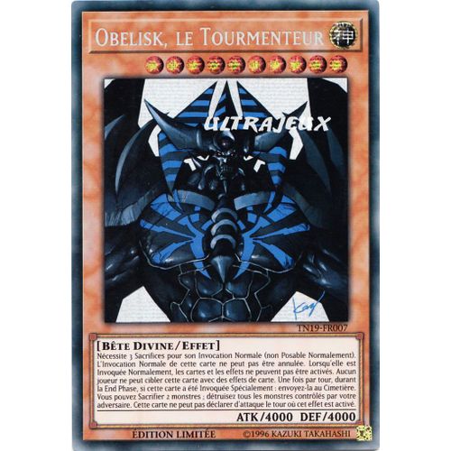 Yu-Gi-Oh! - Tn19-Fr007 - Obelisk, Le Tourmenteur - Prismatic Secret Rare