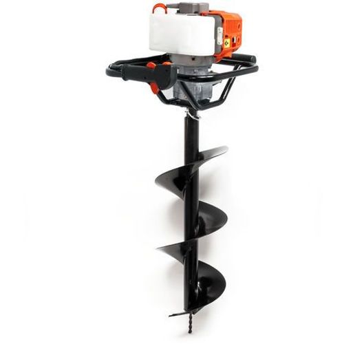 Tarière thermique Essence Set avec foret de 200 mm, 1,4 kW 1,9 CV Machine à percer Jardinage