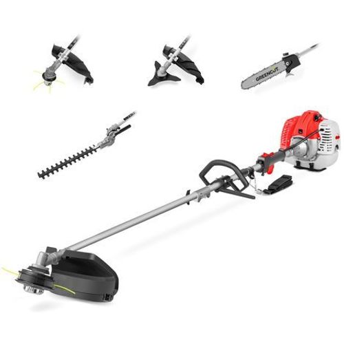 Multifonction thermique 65cc 5 en 1 Débroussailleuse Tronconneuse Taille-haie -GREENCUT