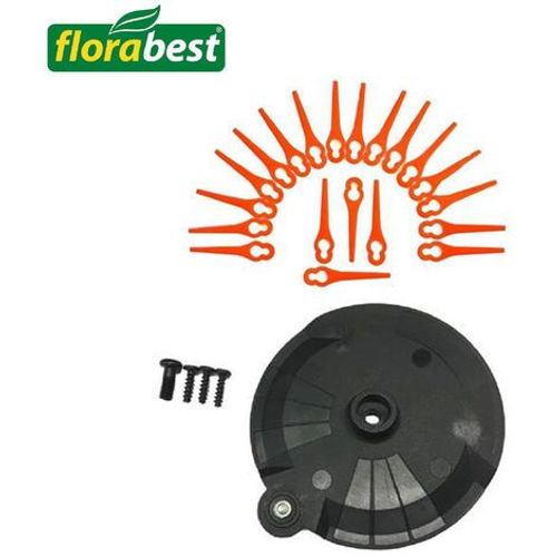 Set d'accessoires de coupe-bordure sans fil Florabest LIDL - Avec 20 lames, disque à tronçonner - Avec vis - FRTA 20 A1 IAN 282232