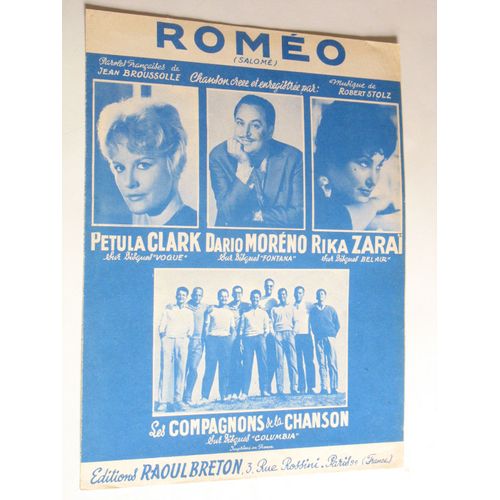 Roméo (Salomé) Pétula Clark, Dario Moréno, Rika Zaraï, Les Compagnons De La Chanson
