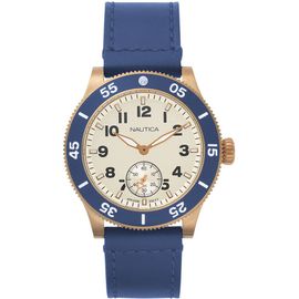 Montre Nautica Naphst003 - Analogique Quartz Pour Homme En Cuir