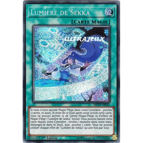Yu-Gi-Oh! - Mp19-Fr041 - Lumière De Sekka - Prismatic Secret Rare
