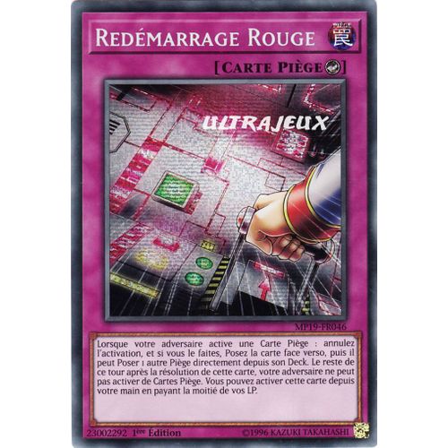 Yu-Gi-Oh! - Mp19-Fr046 - Redémarrage Rouge - Prismatic Secret Rare