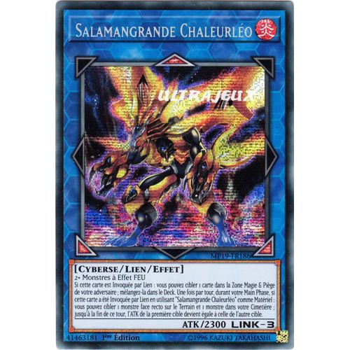 Yu-Gi-Oh! - Mp19-Fr186 - Salamangrande Chaleurléo - Prismatic Secret Rare