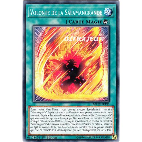 Yu-Gi-Oh! - Mp19-Fr196 - Volonté De La Salamangrande - Commune