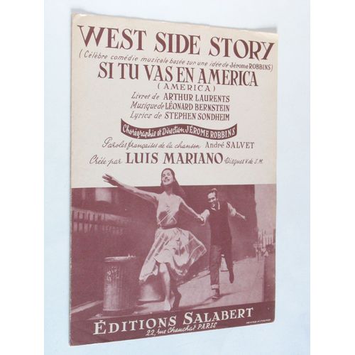 West Side Story "Si Tu Vas En América" Chanté Par Luis Mariano