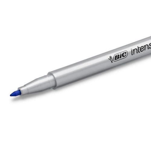 Bic Intensity Medium Stylos Feutres Pointe Moyenne -0.8 Mm- - Couleurs Assorties. Pochette Semi-Rigide De 12