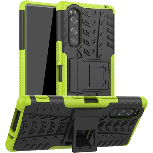 Coque Sony Xperia 5 Armor Support Protection Étui Anti Chocs Bumper Étui Hybride Protection Cover Pour Sony Xperia 5 Not Fit Sony Xperia 5 Ii Vert