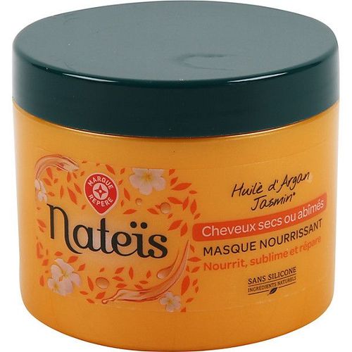 Masque Nourrissant Cheveux Secs Ou Abîmés - Huile D'argan & Jasmin 300 Ml 
