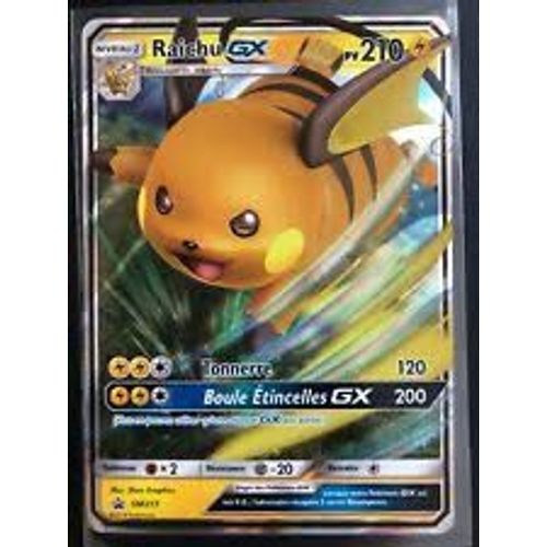 Cartes Pokémon Destinées Occultes Sl 11,5 - Raichu Gx Promo Sm213