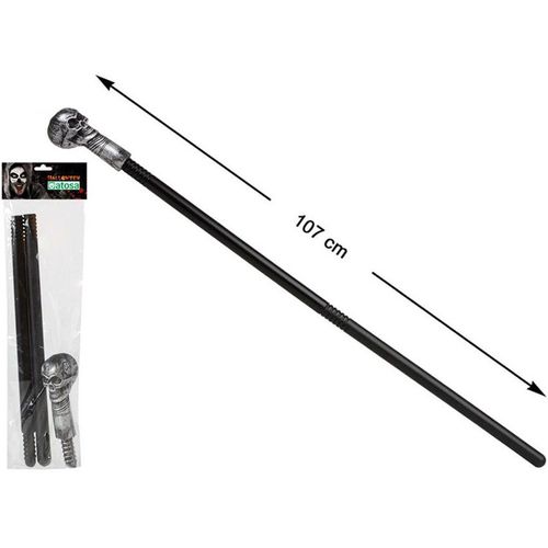 Bâton Avec Crâne De 75 Cm (Taille Unique)