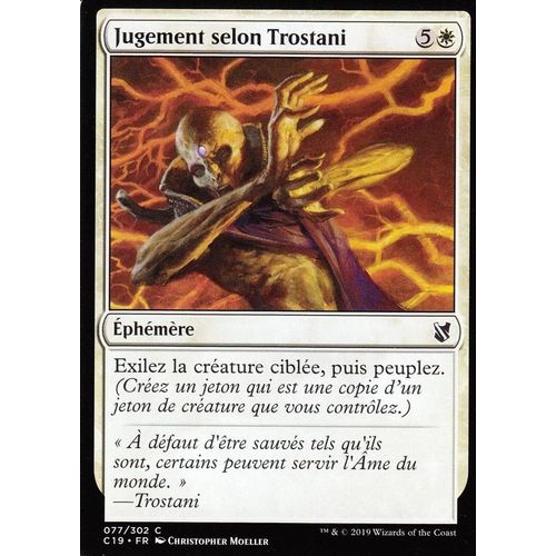 Jugement Selon Trostani - Mtg - Commander 2019 - C - 77/302