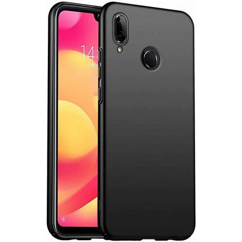 Coque Huawei Mate 20 Pro Conception Simple Ultra Mince Pc Hard Shell Anti-Chute Anti-Rayures Anti-Choc Coquille Surface Mate Housse Protection-Noir