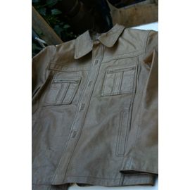 Blouson Cuir Marron