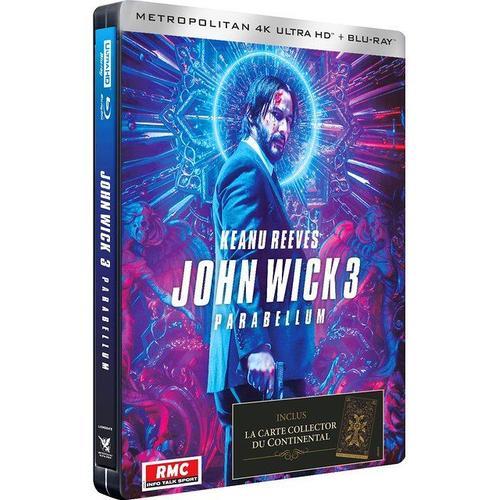 John Wick 3 : Parabellum - Édition Limitée Steelbook 4k Ultra Hd + Blu-Ray