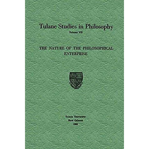The Nature Of The Philosophical Enterprise