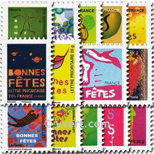 "Bonnes Fêtes" Série Complète Année 2008 Autoadhésifs N° 4308 4309 4310 4311 4312 4313 4314 4315 4316 4317 4318 4319 4320 4321 Ou 239 240 241 242 243 244 245 246 247 248 249 250 251 252 Yt