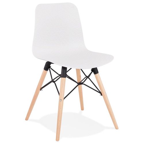 Chaise Scandinave 'tonic' Blanche Design
