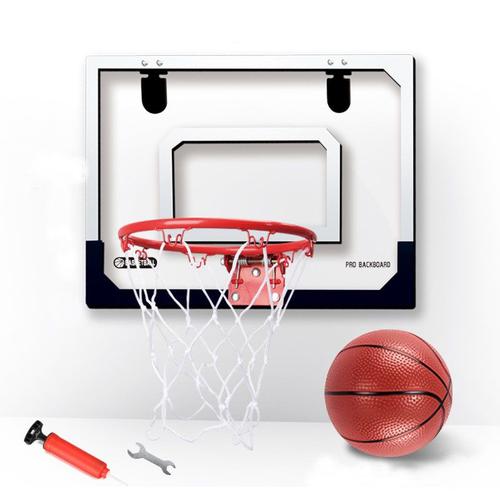 Mini panier de basket pour enfants et adultes, mini panier de basket d'intérieur pour porte murale et chambre à coucher, bureau avec 1 ballon de basket.