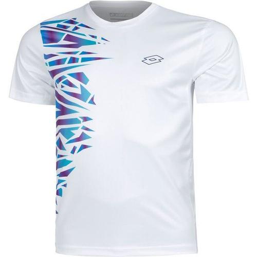 Tech T-Shirt Hommes - Blanc , Multicouleur