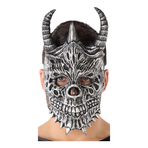 Masque Dragon Gris Adulte Taille Unique