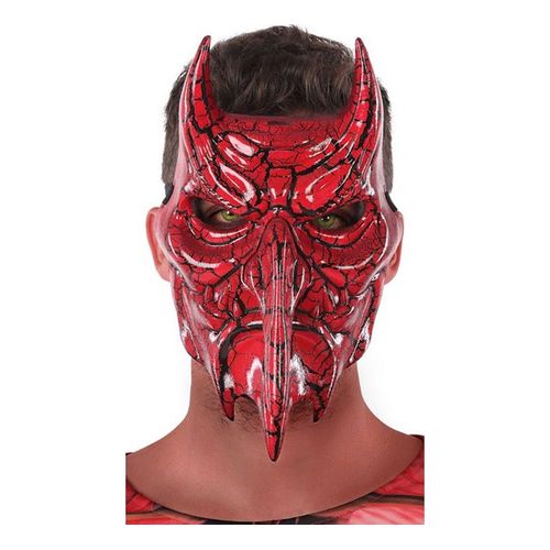 Masque De Démon Gargole Rouge (Taille Unique Adulte)