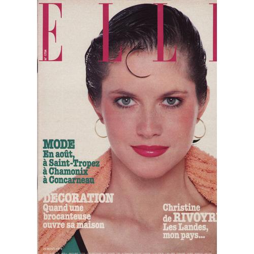 Elle / 20-08-1979 N°1754 : Bernard Lefort (1,5p) - Keith Jarrett (1/2p) - La Tour Eiffel (4p)