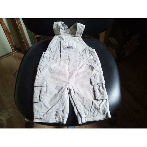Salopette Velours Beige Garcon 3 Mois