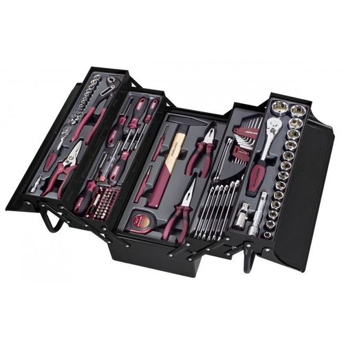 Caisse A Outils 1/4 + 1/2 106 Pcs Kraftwerk