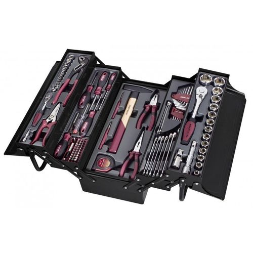 Caisse A Outils 1/4 + 1/2 106 Pcs Kraftwerk