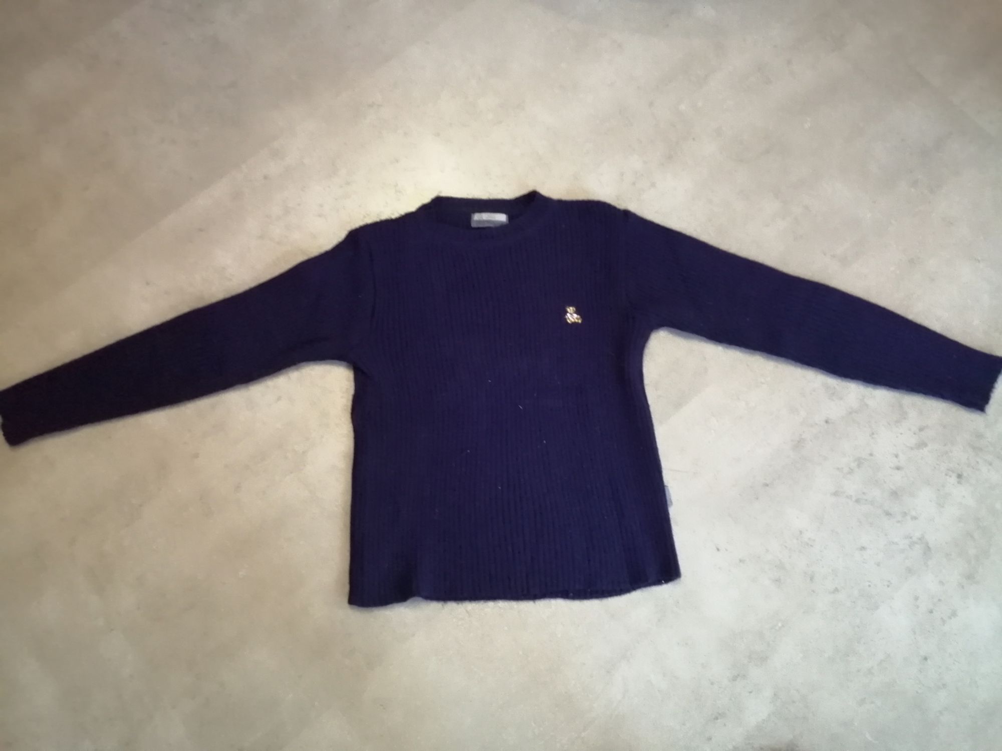 Pull Bleu Marine Lulu Castagnette Taille 14/16 Ans