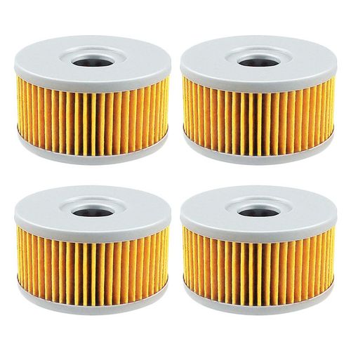 4pcs-Jaune - Filtre À Huile Pour Moto, Pour Suzuki Dr250 Dr250se Dr 250 S 82-99 Dr350 Dr350se Dr 350 S 90-00 Dr400 Dr400s 80-83 Drz250 Drz 250