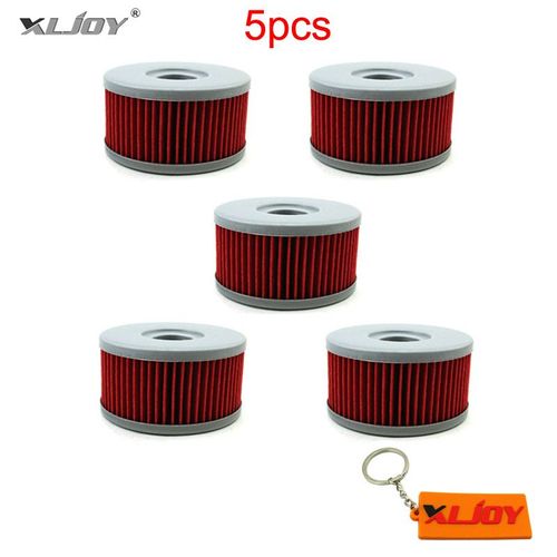 5 Pièces - Filtre À Huile Pour Suzuki Dr350s Dr250s Dr350se Ti250x Tu250x Sp400t Dr400s Gn Sg 250 Vl125lc Vl250lc Intrus Gz250 Maraudeur